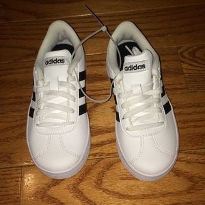 Adidas white 12 kids sneakers